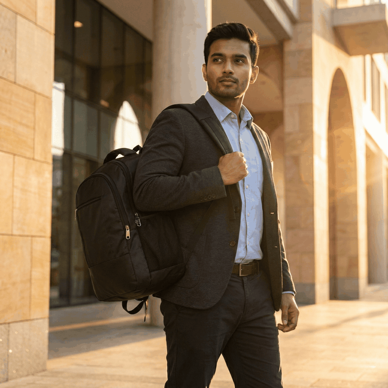 Personalized Backpack Black