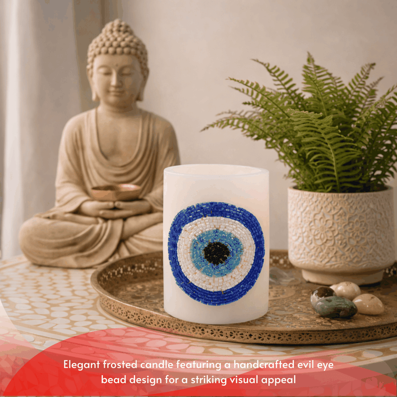 Personalized Evil Eye Candle