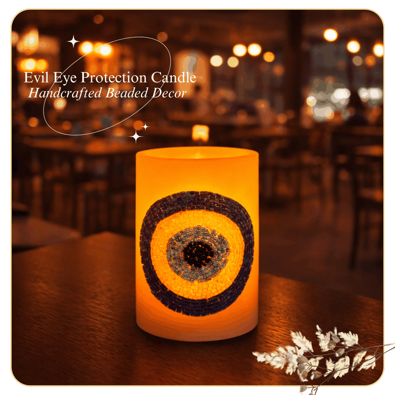 Personalized Evil Eye Candle