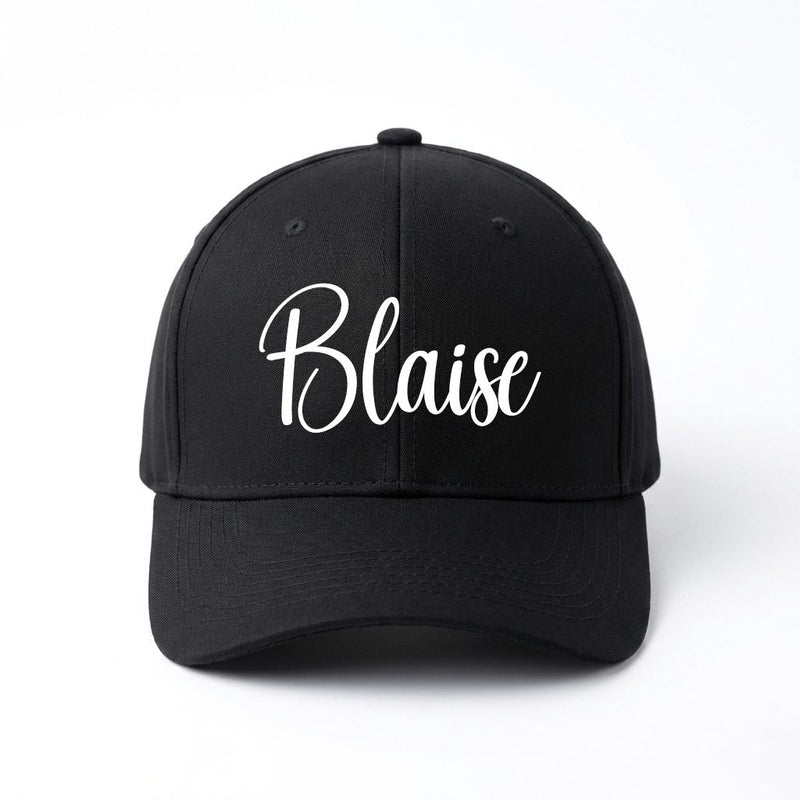 Personalized Personalised Cap Red And Black