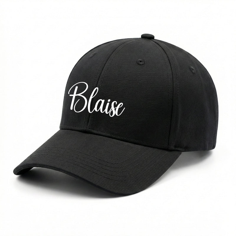 Personalized Personalised Cap Red And Black