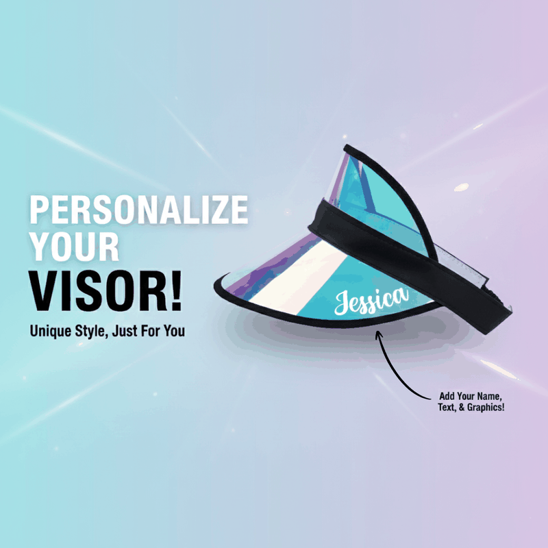 Personalized Visor Hat - Black