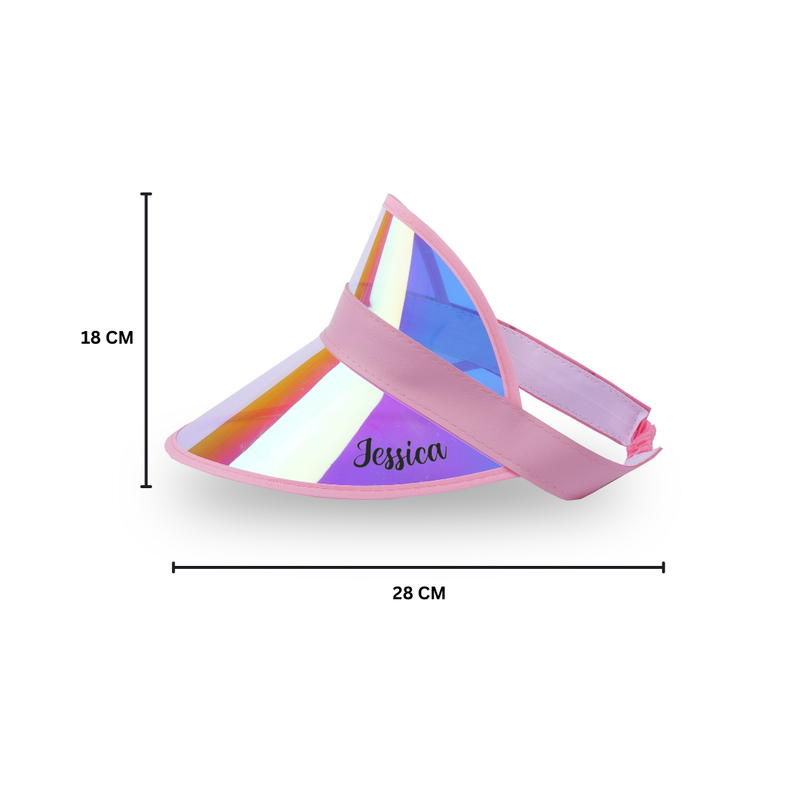 Personalized Visor Hat - Pink