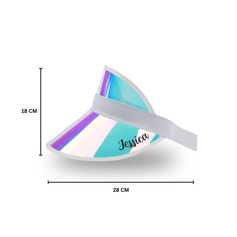 Personalized Visor Hat - White
