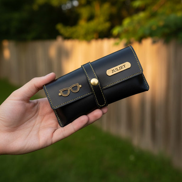 Personalized Eyewear Case - Black