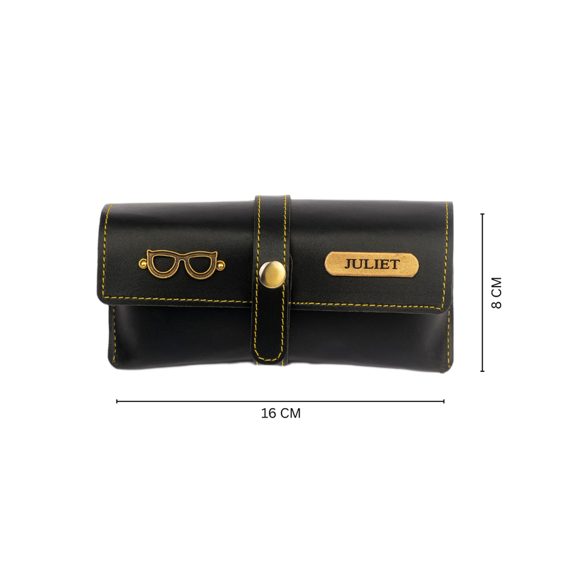Personalized Eyewear Case - Black