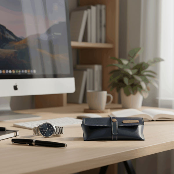 Personalized Eyewear Case - Blue