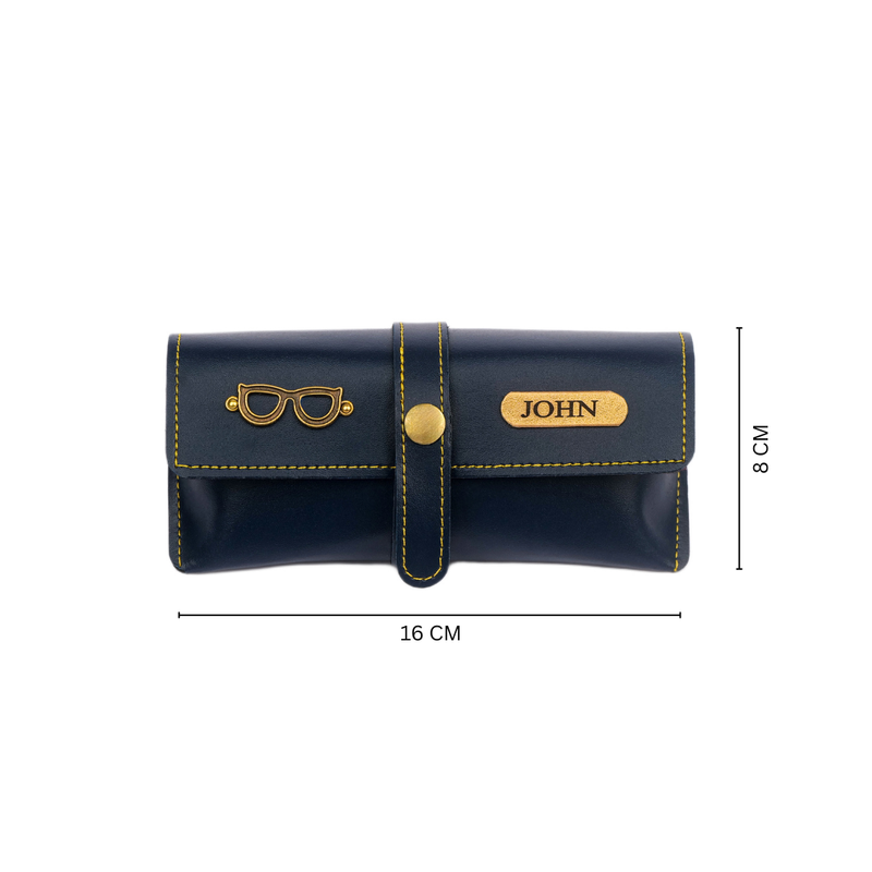 Personalized Eyewear Case - Blue