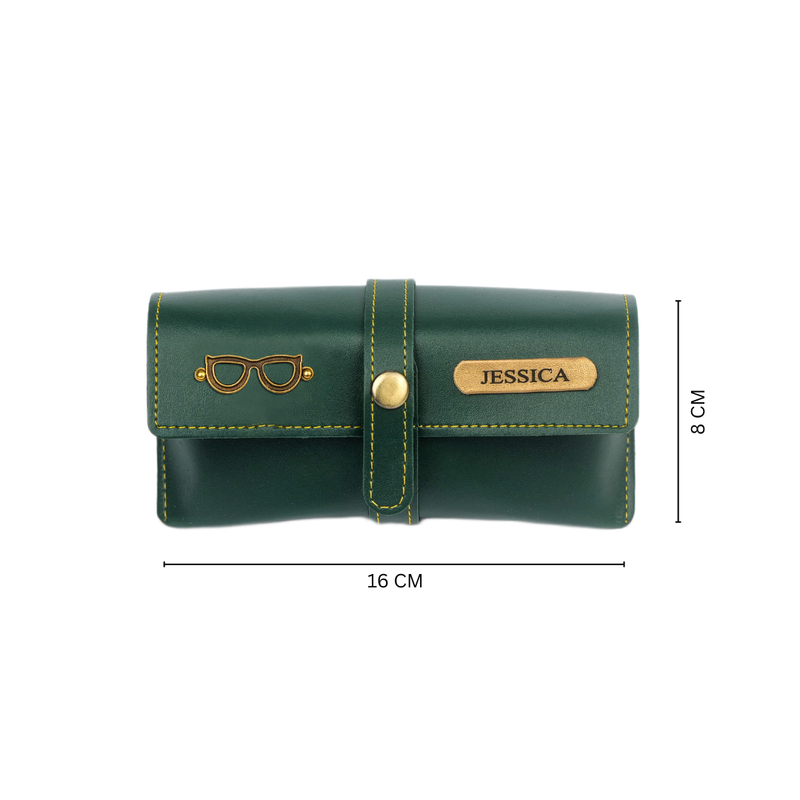 Personalized Eyewear Case - Green