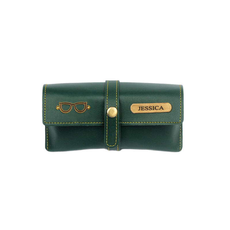 Personalized Eyewear Case - Green