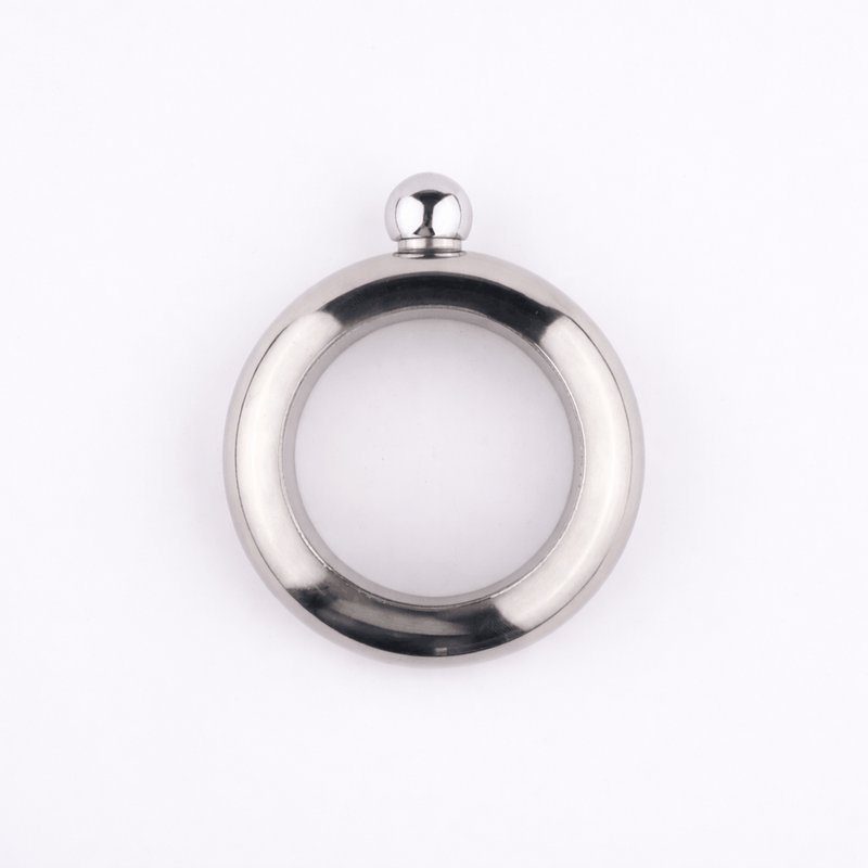 Personalized Hip Flask - Silver
