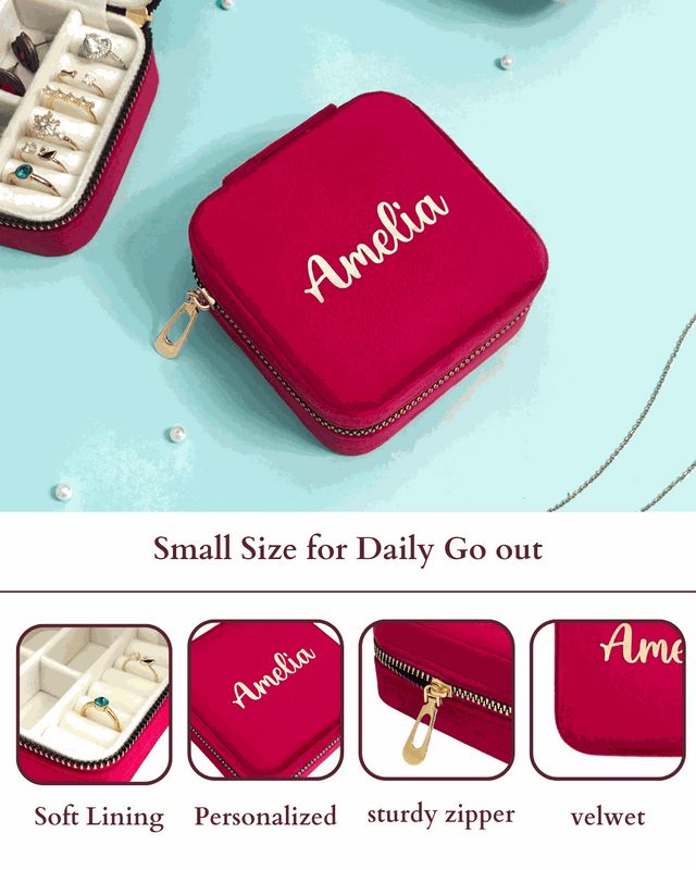 Personalized Velwet Red