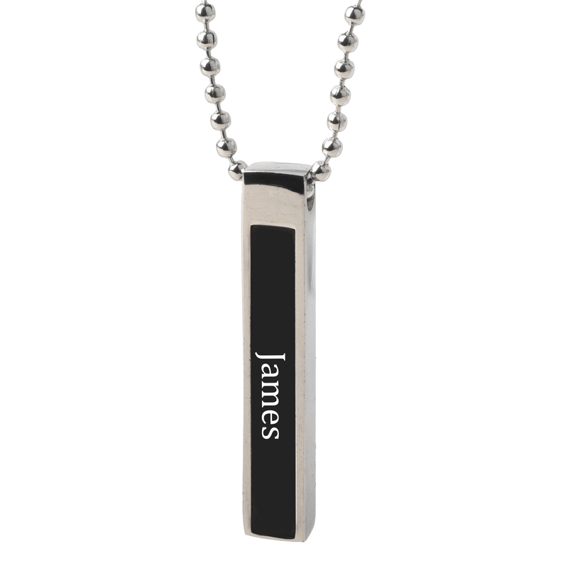 Personalized Silver And Gold Chain Couple