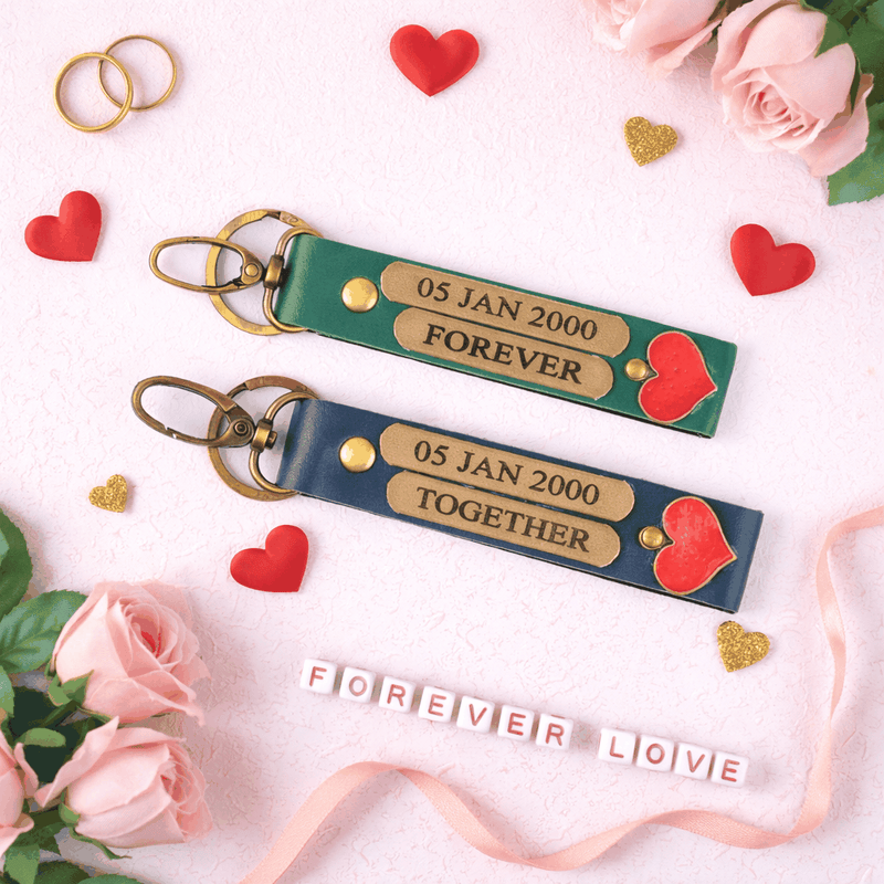Personalized Couple Keychain Couple Keychain 3