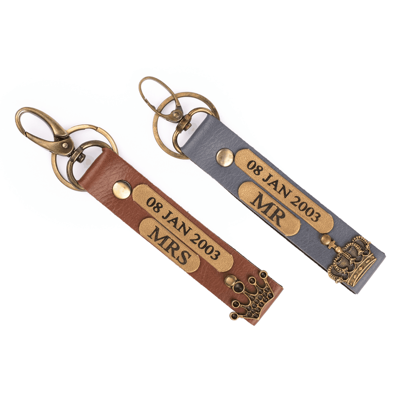 Personalized Couple Keychain Couple Keychain 4