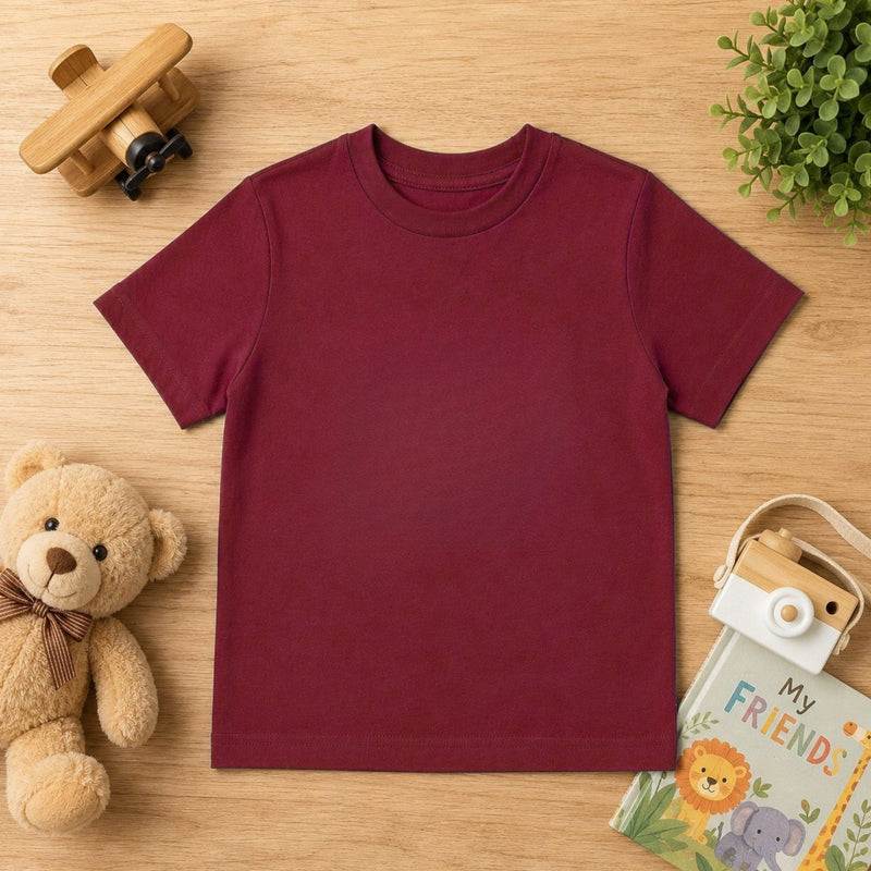 Personalized Kids T-Shirts - Maroon
