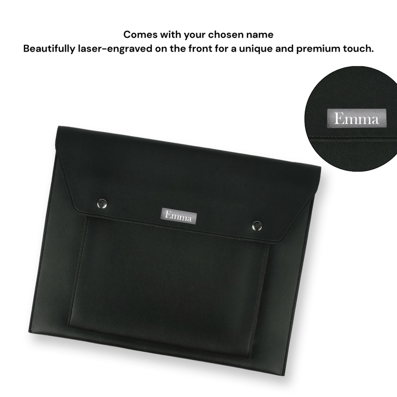 Personalized Folder Bag - Black
