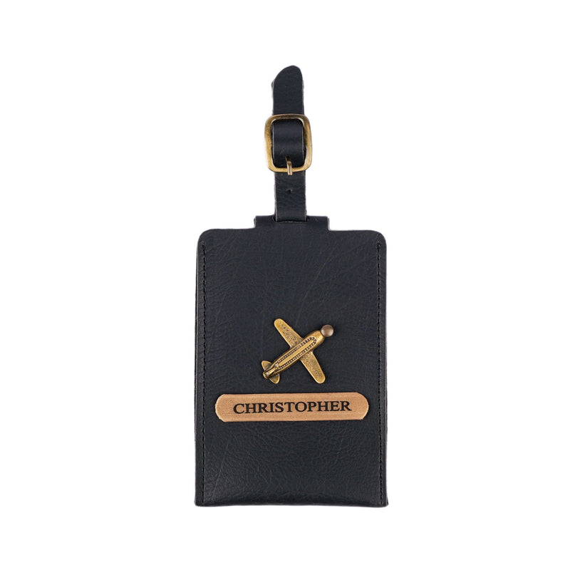 Personalized Luggage Tag - Black