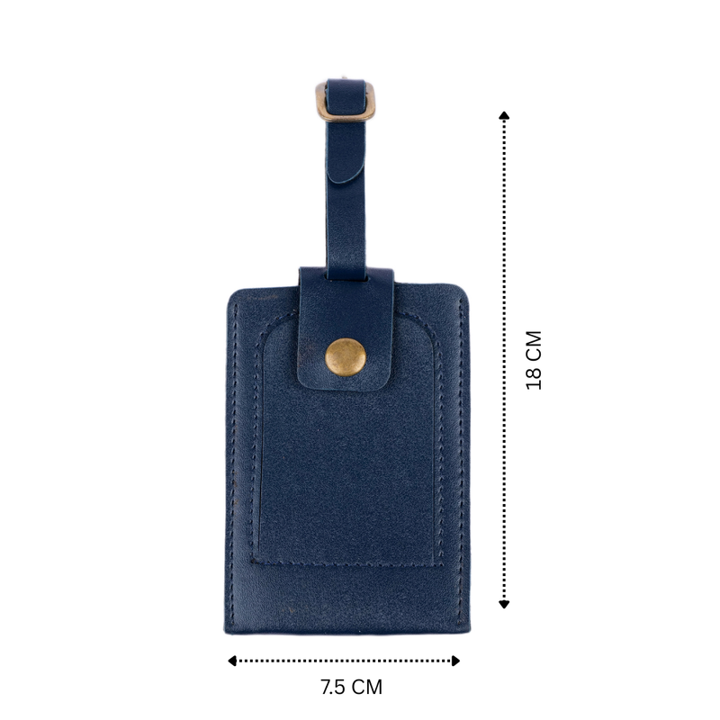 Personalized Luggage Tag - Blue