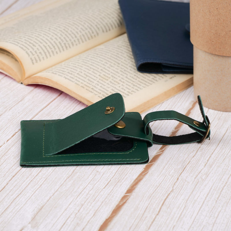 Personalized Luggage Tag - Green