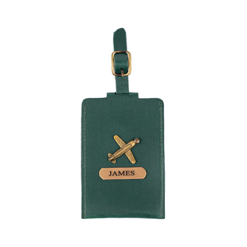 Personalized Luggage Tag - Green