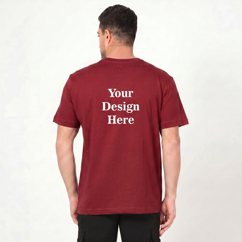 Personalized Men T-Shirts - Maroon