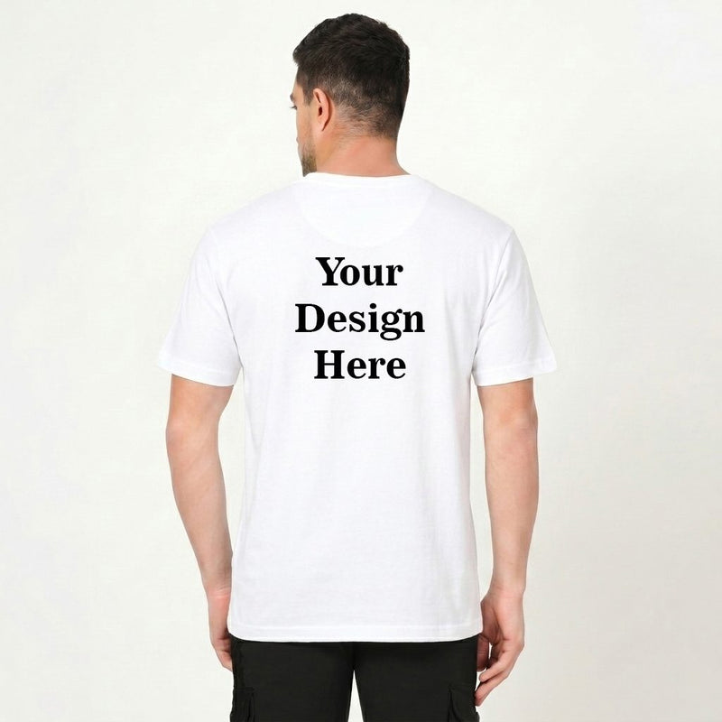 Personalized Men T-Shirts - White