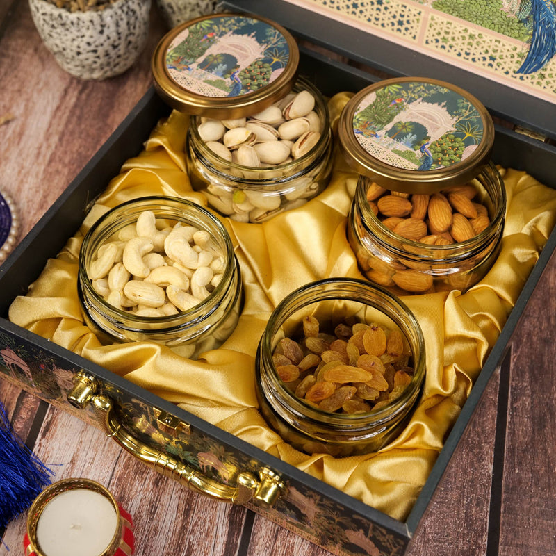 Imperial Palace Diwali Hamper with Dry Fruits Jar