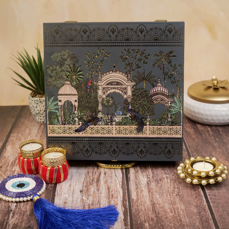 Imperial Palace Diwali Hamper with Dry Fruits Jar