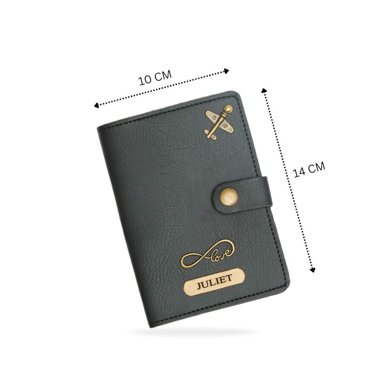 Personalized With Button - Black