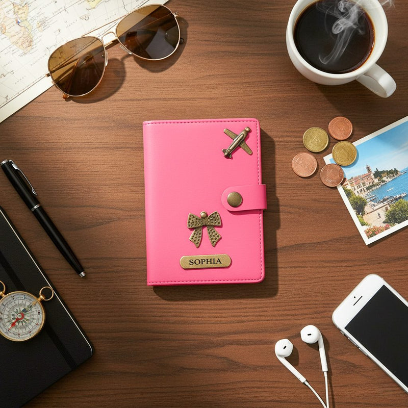 Personalized With Button - Pink