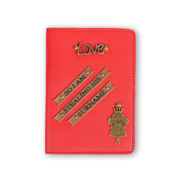 Personalized New Passport Covers Red 2