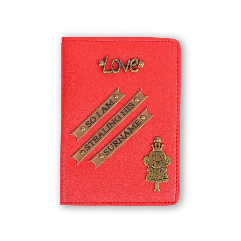 Personalized New Passport Covers Red 2