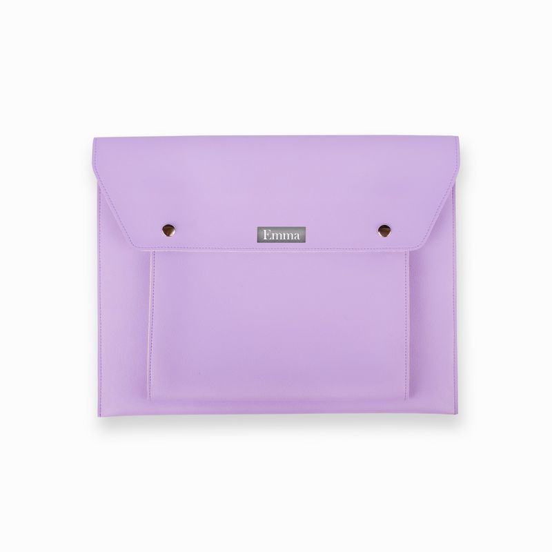 Personalized Folder Bag - Purple