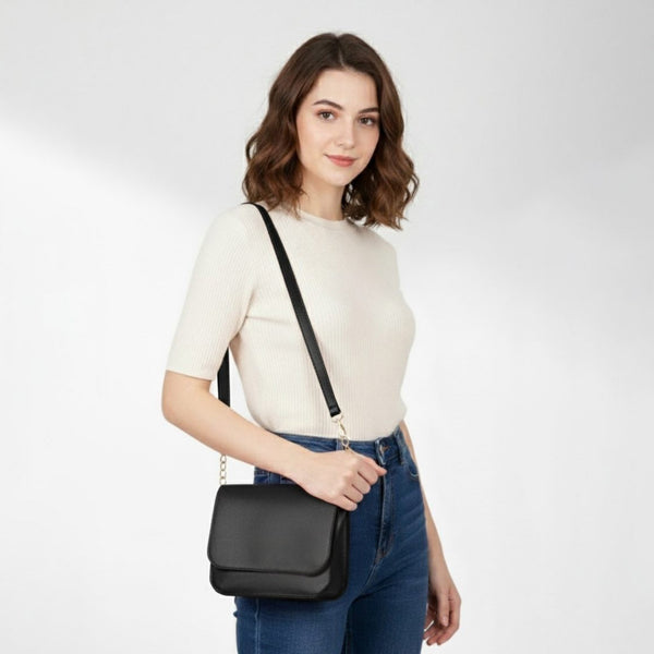 Personalized Sling Bag - Black