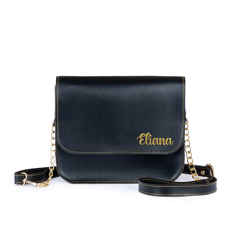 Personalized Sling Bag - Black