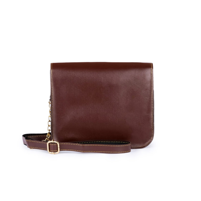 Personalized Sling Bag - Brown