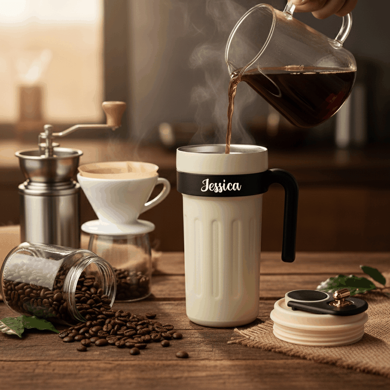 Personalized Coffee Mug With Handle
