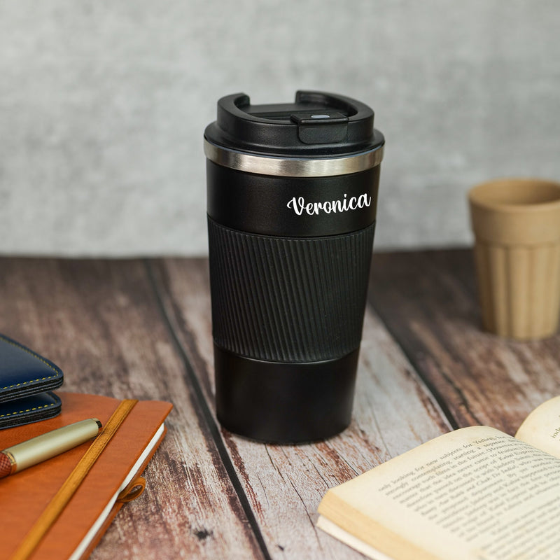 Personalized Black Long Mug