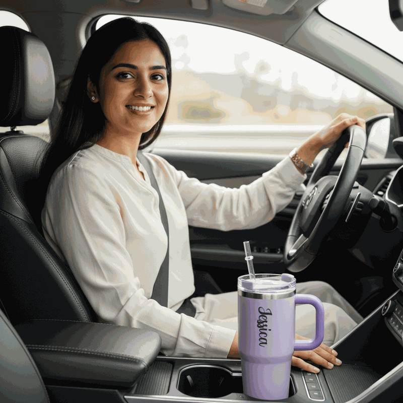 Personalized Mini Tumbler - Purple