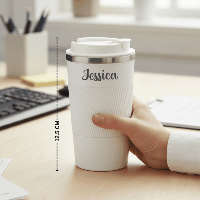 Personalized White Long Mug