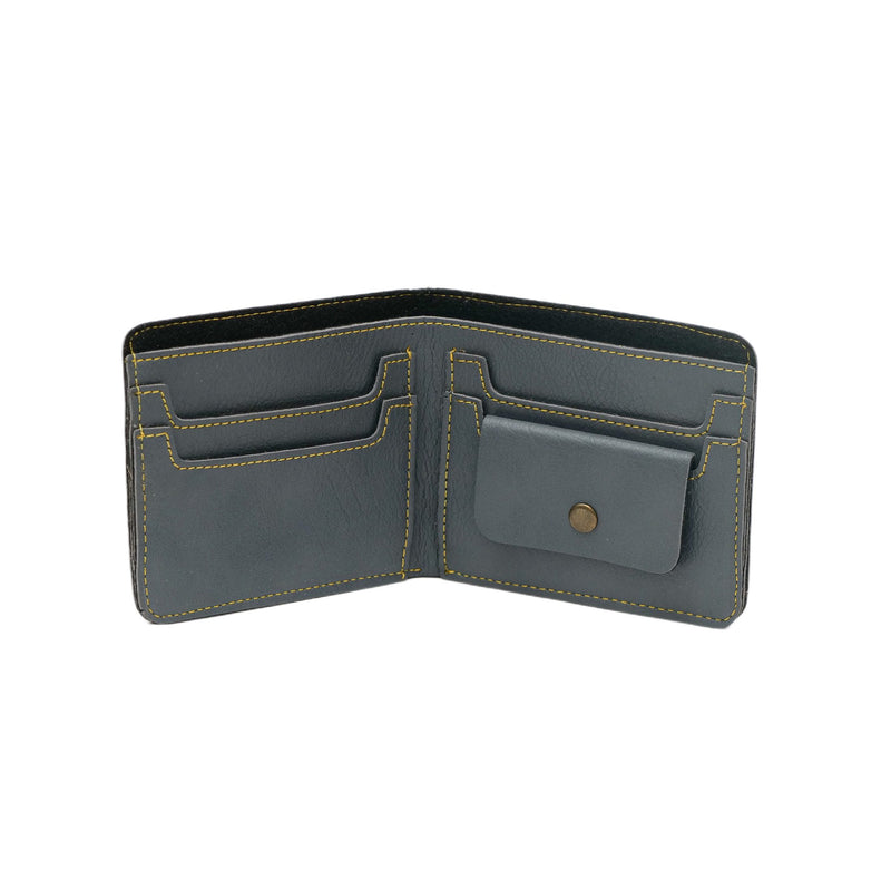Personalized Mens Wallet - Gray