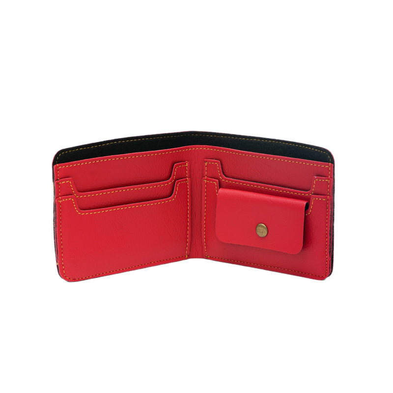 Personalized Mens Wallet - Red