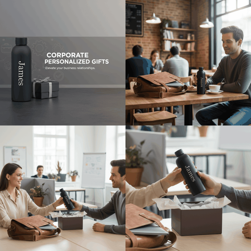 Personalized Black Bottle