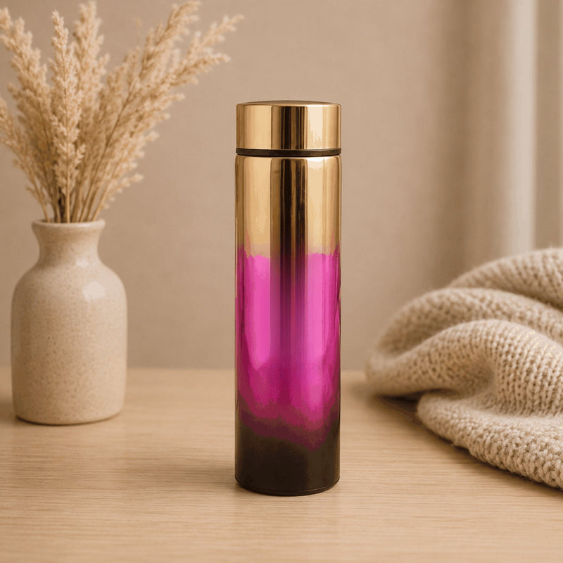 Personalized Pink Gold Temp Bottle