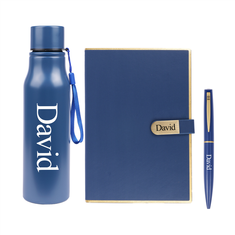 Personalized Diary Pen Bottle Corporate Gift Set