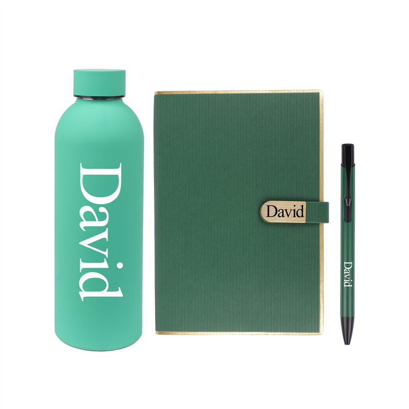Personalized Diary Pen Bottle Corporate Gift Set