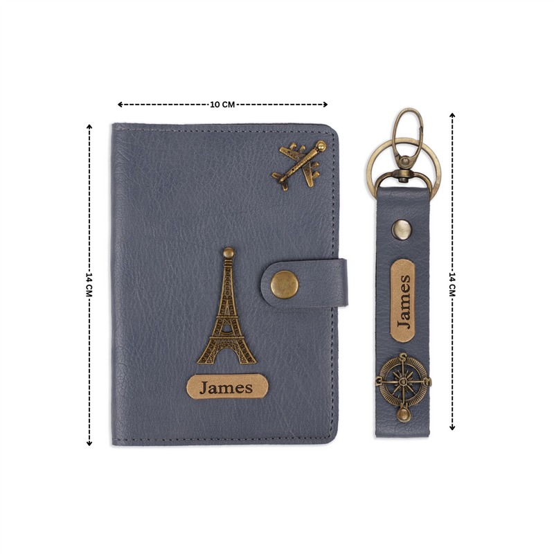 Personalized Passport Cover and Keychain
