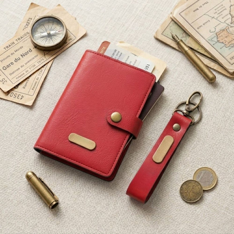 Personalized Passport Cover and Keychain