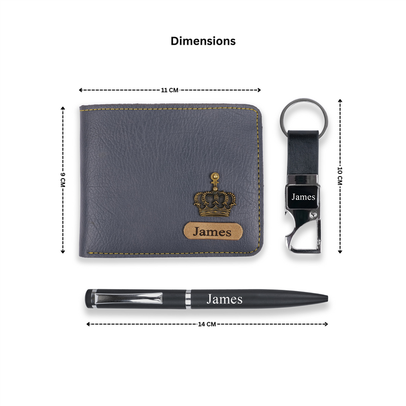 Personalized Pen Keychain and Wallet
